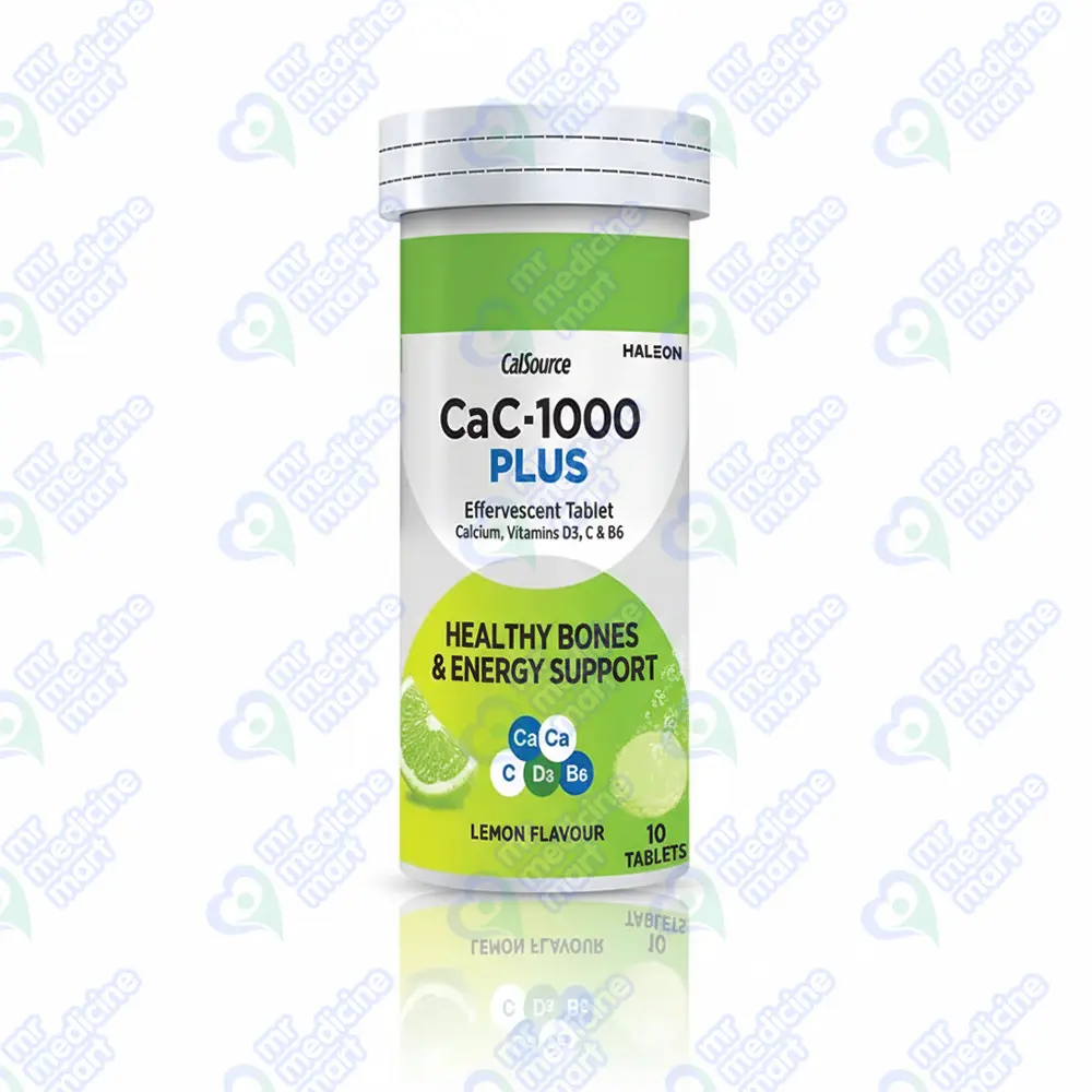 CaC 1000 Plus Lemon Tablet 10 'S