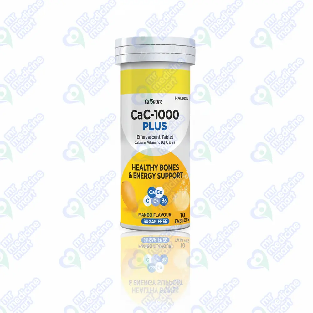 CAC 1000 Plus Mango Sugar Free Tablet 10's