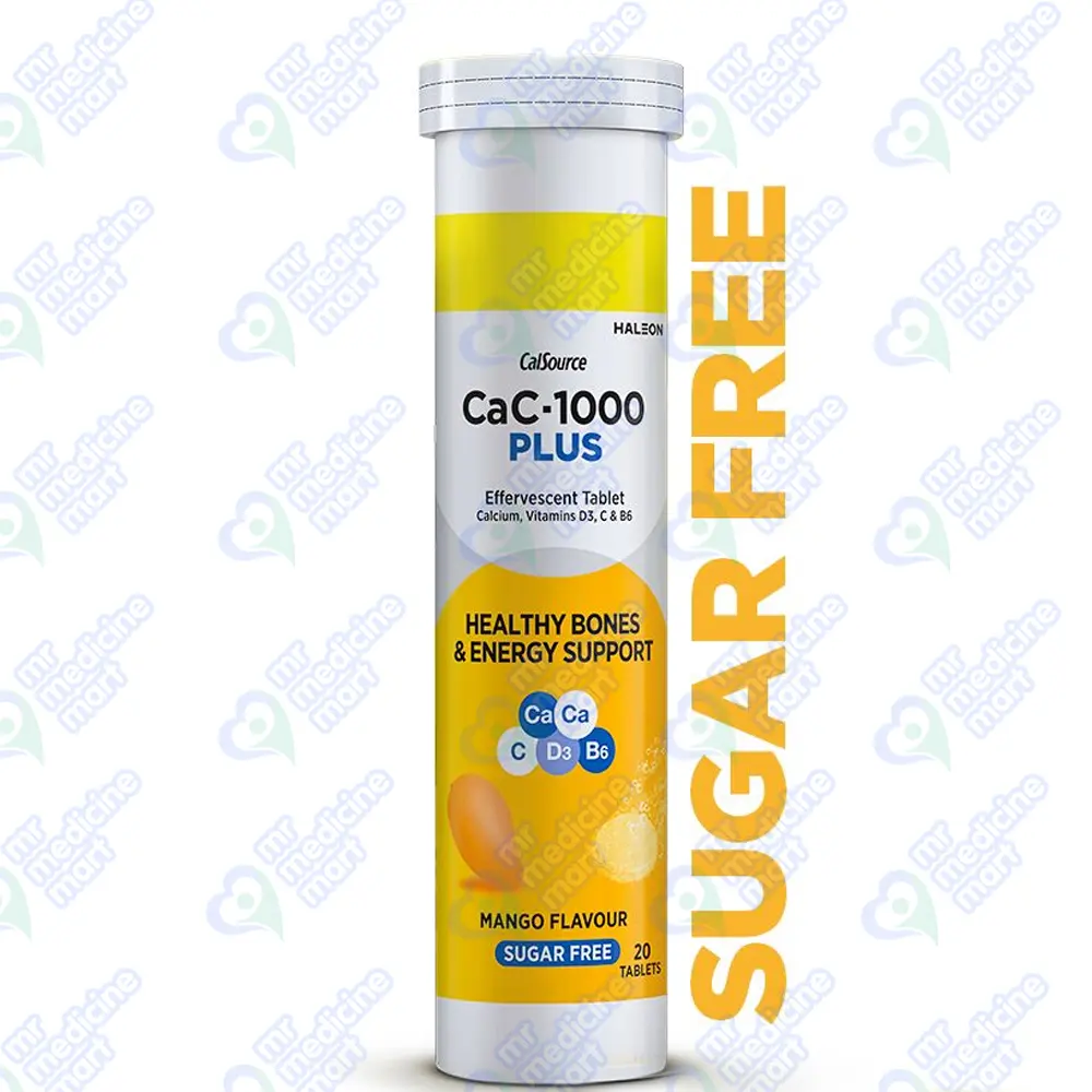 CAC 1000 Plus Mango Sugar Free Tablet 20's