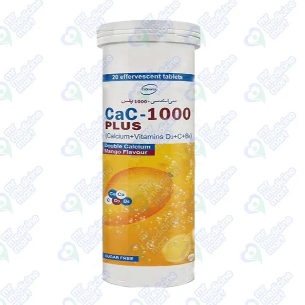 CAC 1000 Plus Mango Sugar-Free Tablet 20