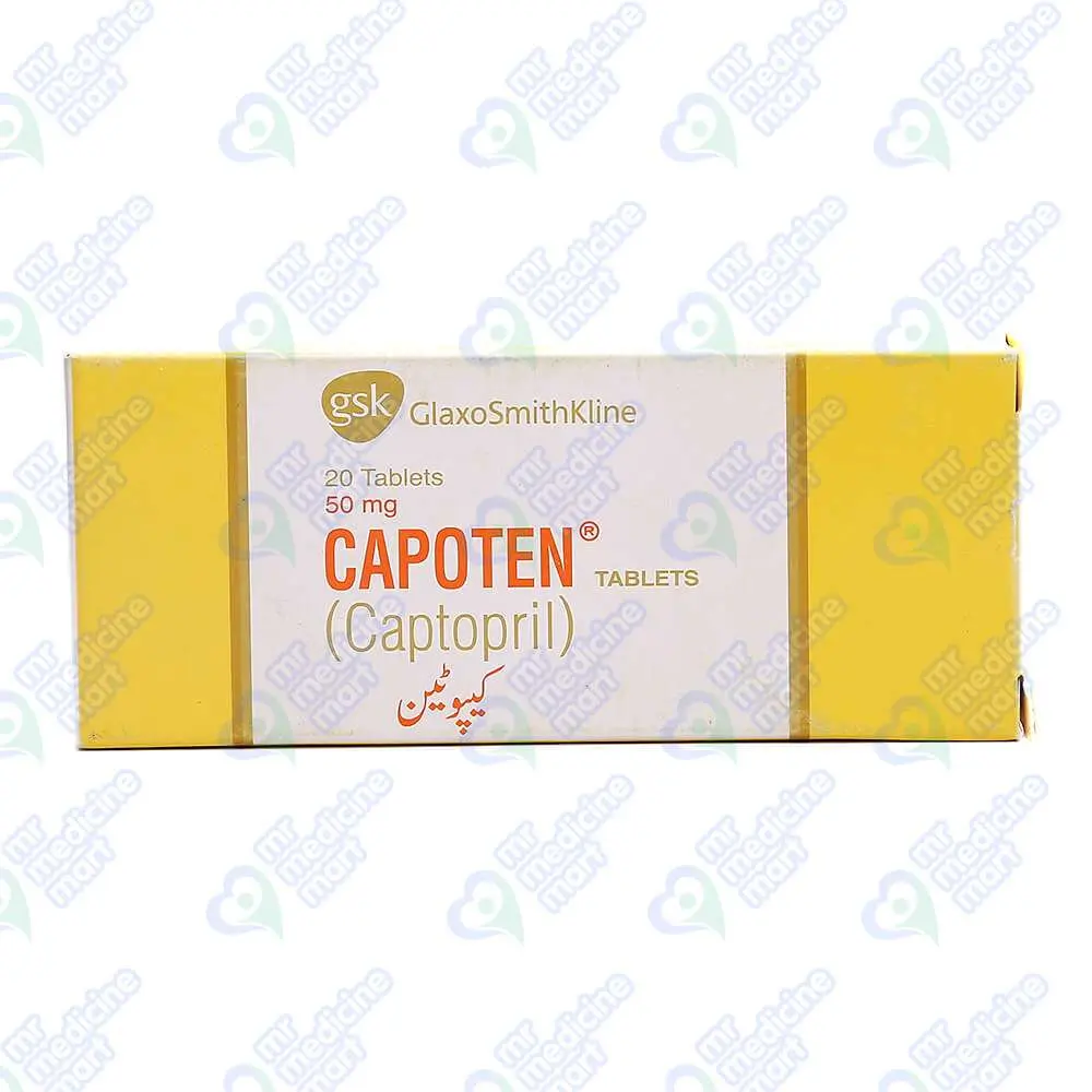 Capoten 50mg Tablet 10 'S