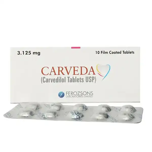 Carveda 3.125mg Tablet