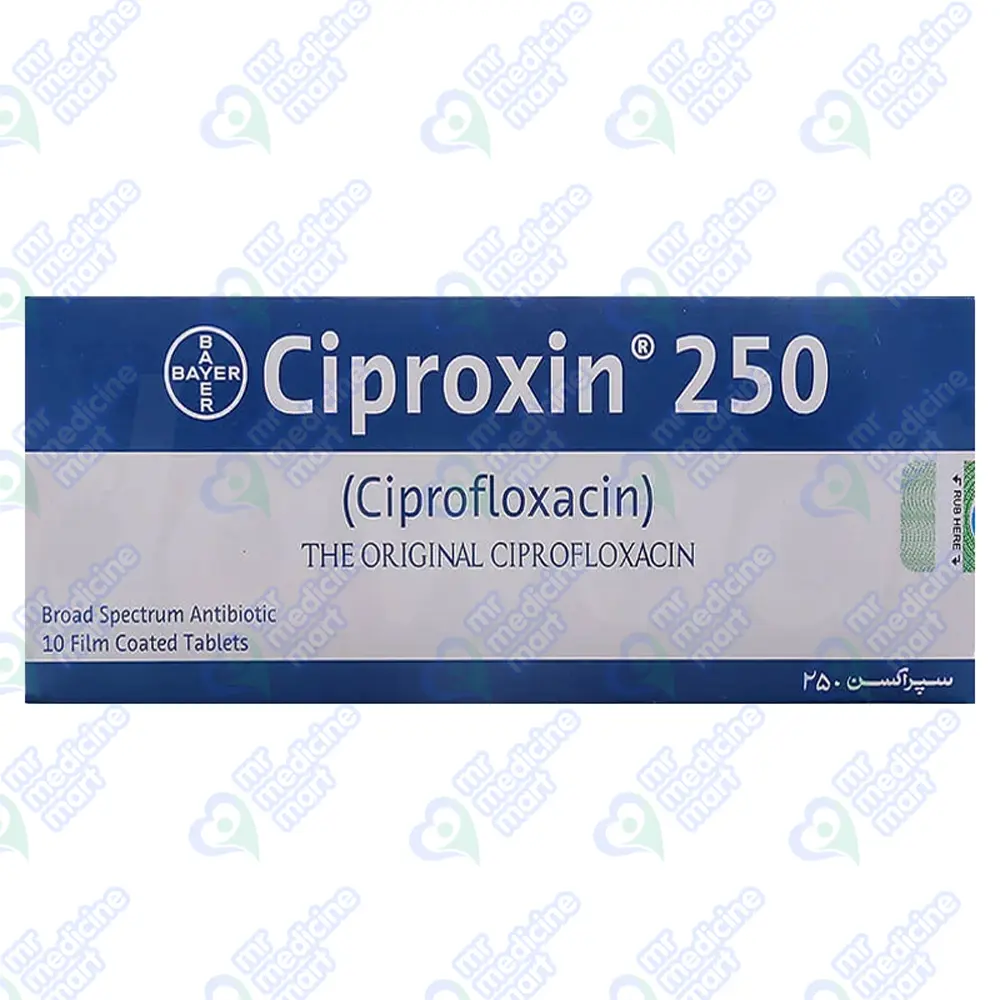 Ciproxin 250mg Tablet