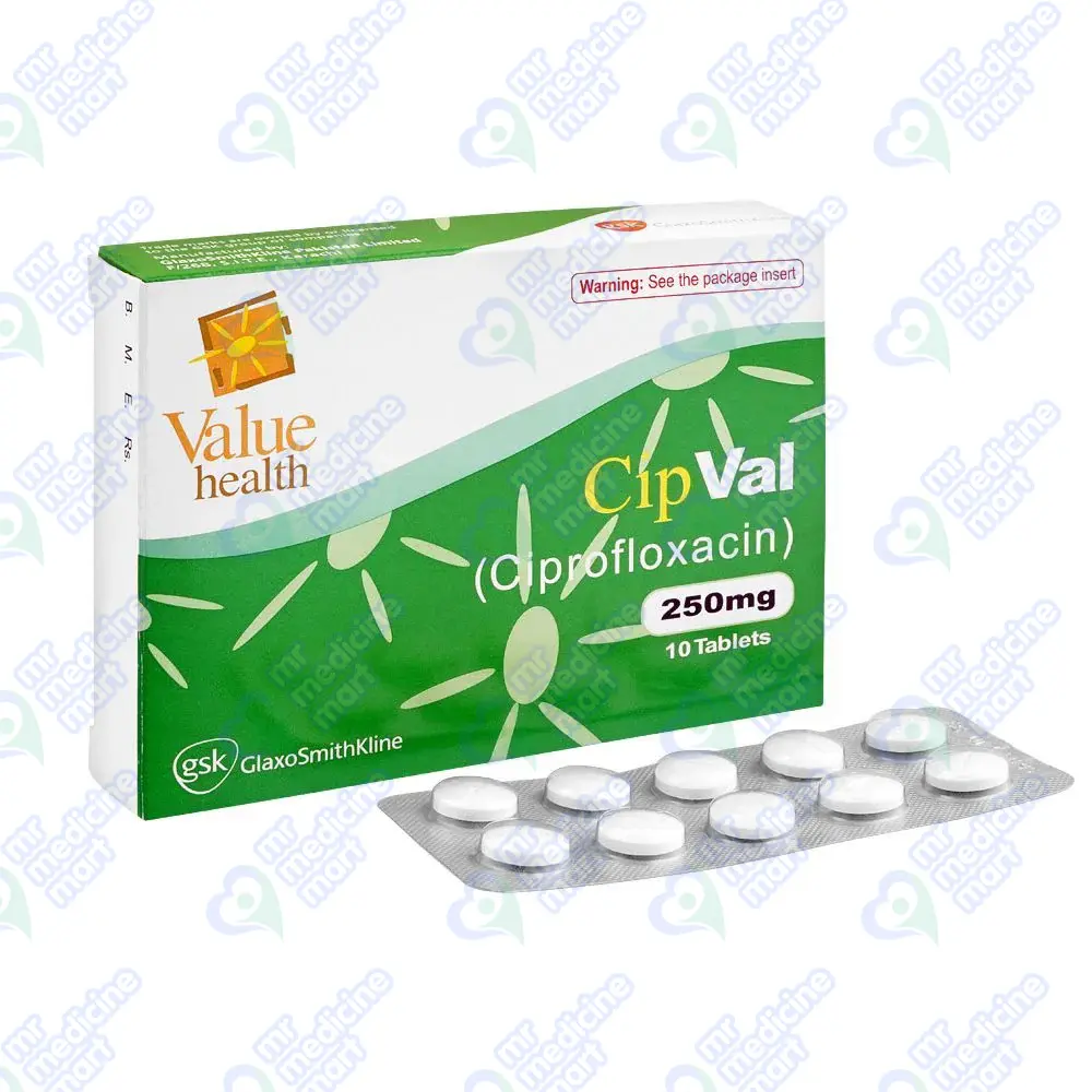 Cipval 250mg Tablet 10 'S