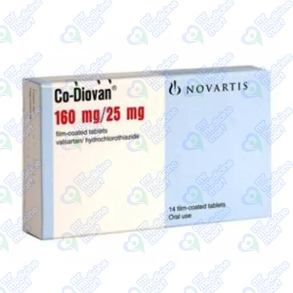 Co-diovan 160mg+25mg Tablet 14 'S