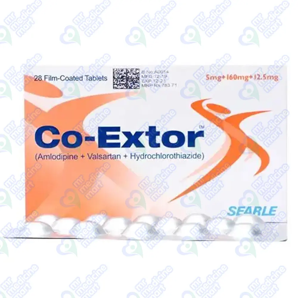 Co Extor 5mg/160mg/12.5mg Tablet 
