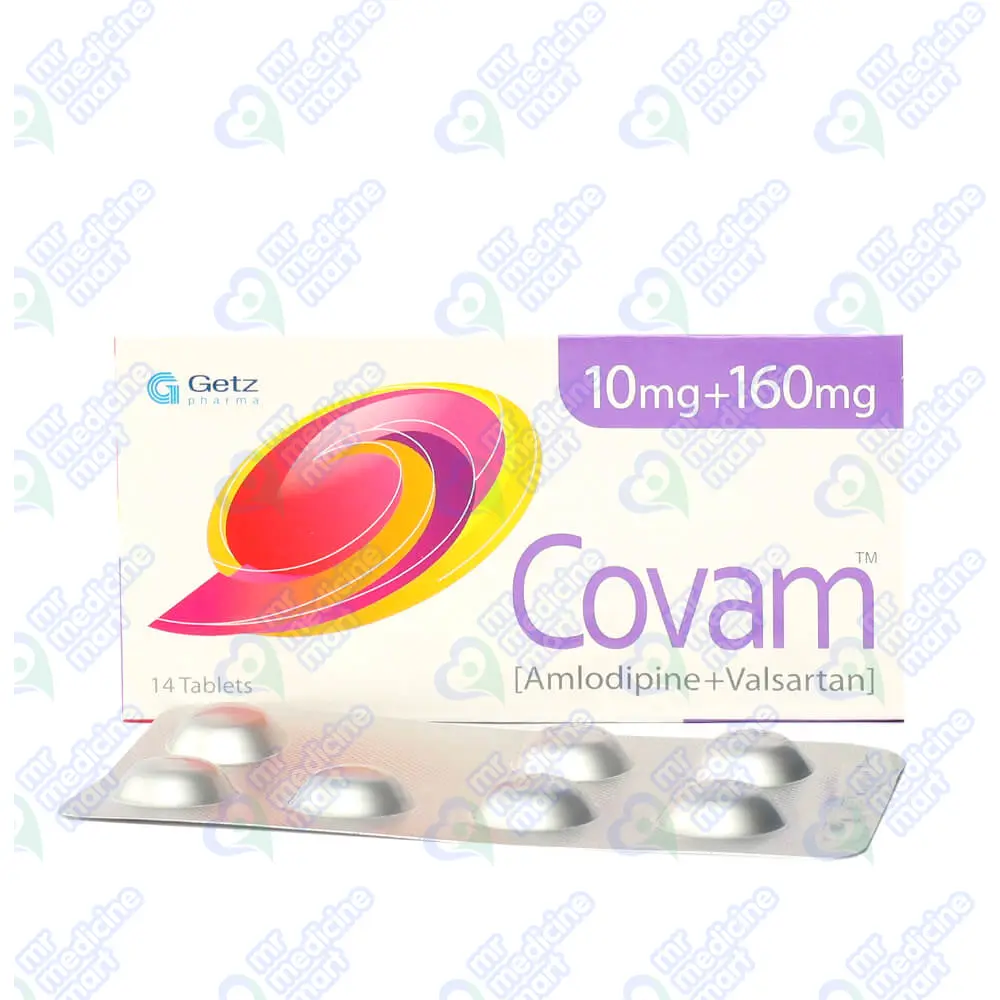 Covam 10mg+160mg Tablet 7 'S