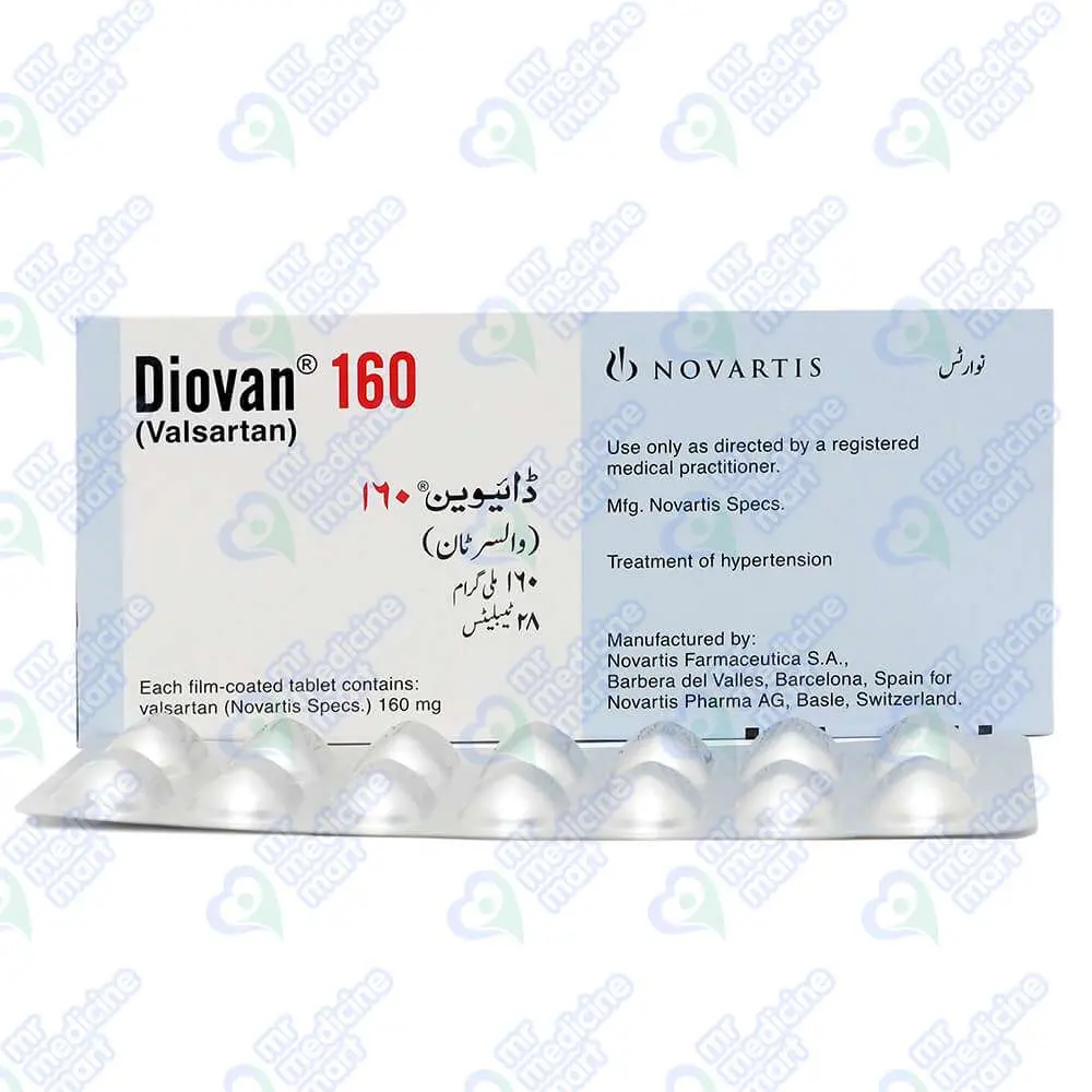 Diovan 160mg Tablet 14 'S