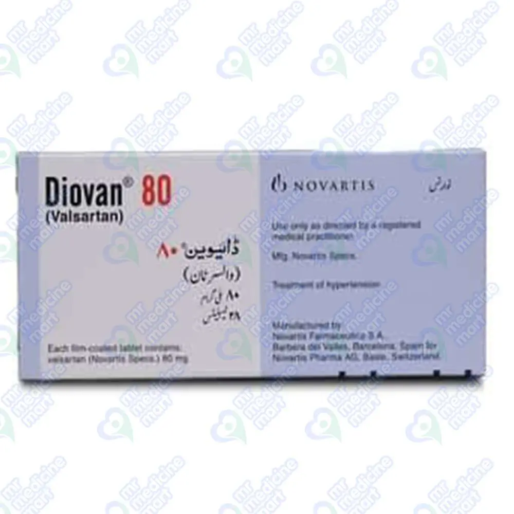 Diovan 80mg Tablet 14 'S