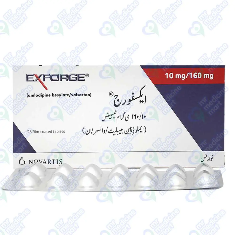 Exforge 10mg/160mg Tablet 14 'S