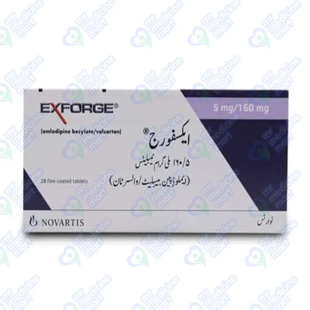 Exforge 5mg/160mg Tablet