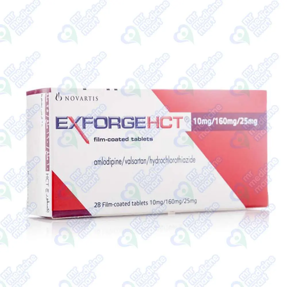 Exforge HCT 10/160/25mg Tablet 7 'S