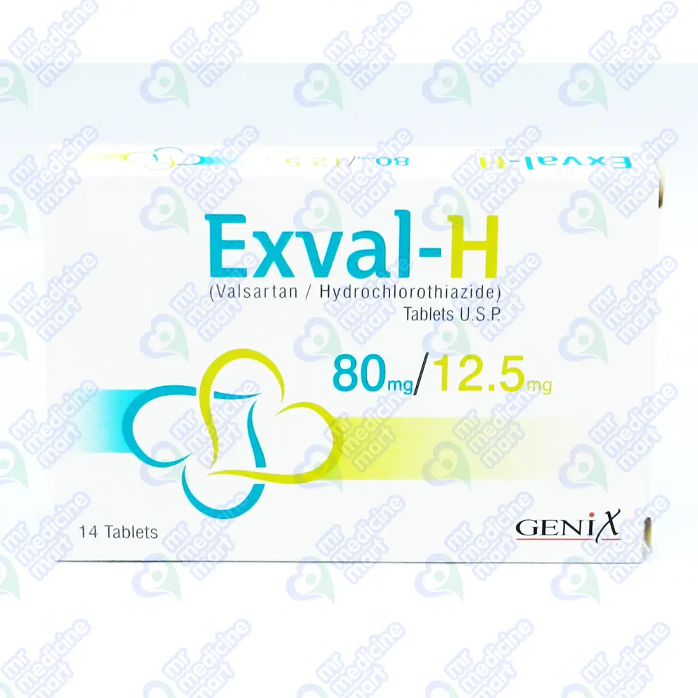 Exval-H 80/12.5mg Tablet 14 'S