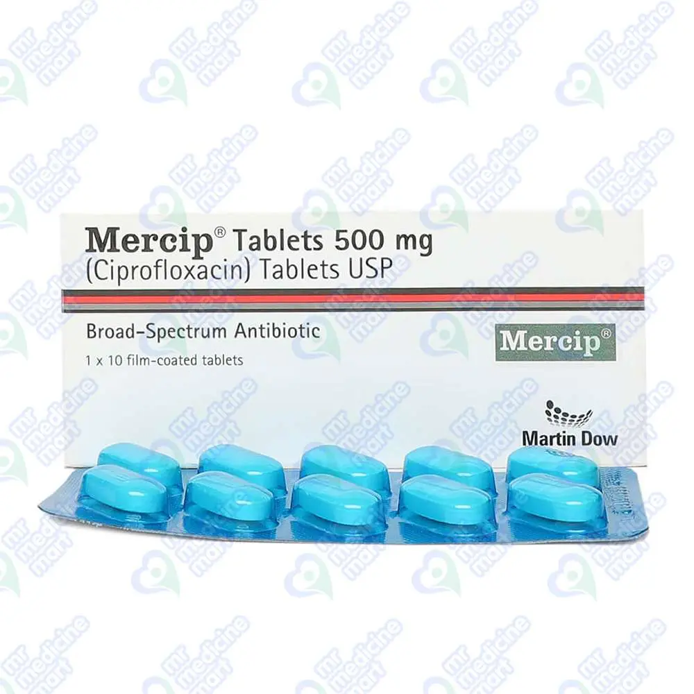 Mercip 500mg Tablet 10 'S