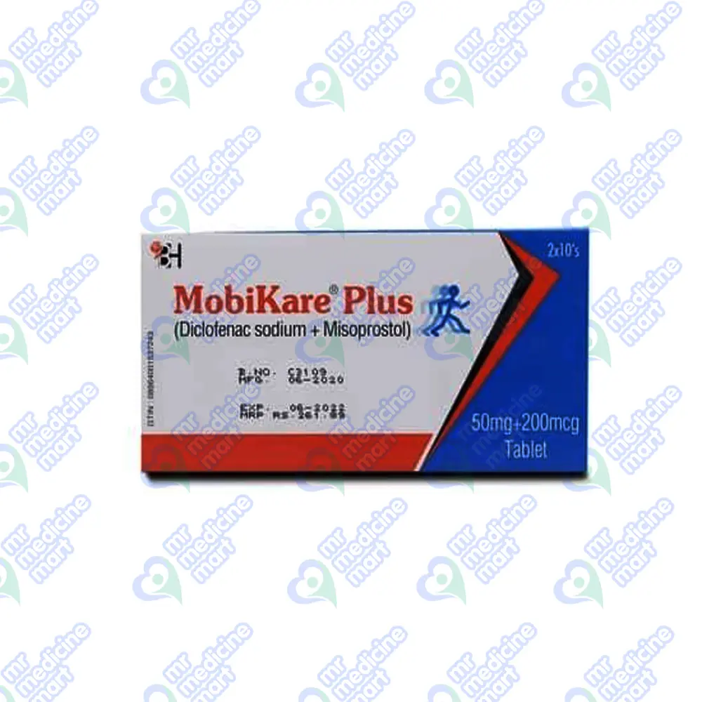 Mobikare PLus 50mg+200mcg Tablet