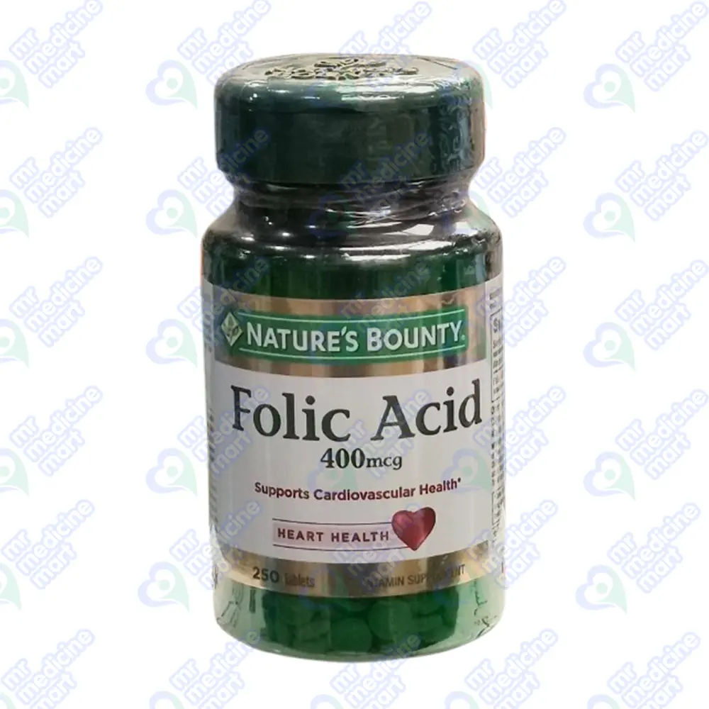 Nature's Bounty Folic Acid 400mg Tablet