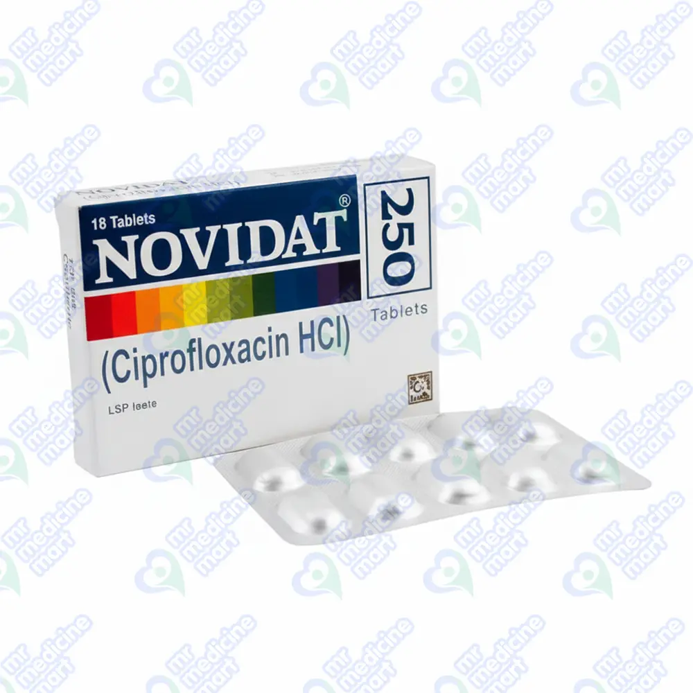 Novidat 250mg Tablet 10's