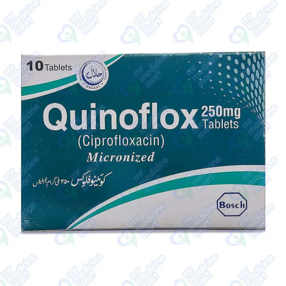 Quinoflox 250mg Tablet 10 'S