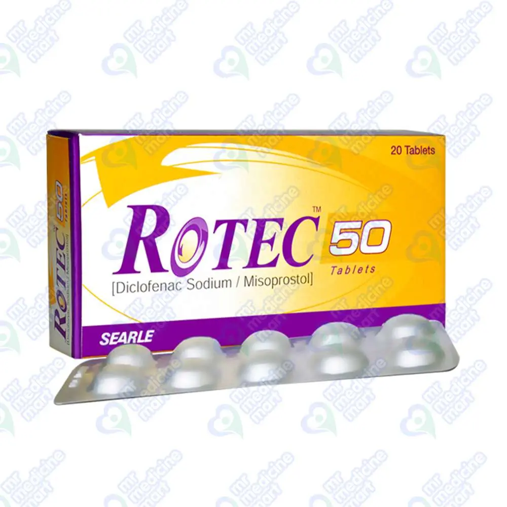 Rotec 50mg Tablet 10 'S