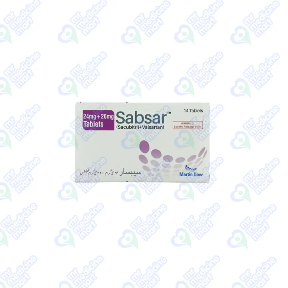 Sabsar 24mg+26mg Tablet 14 'S