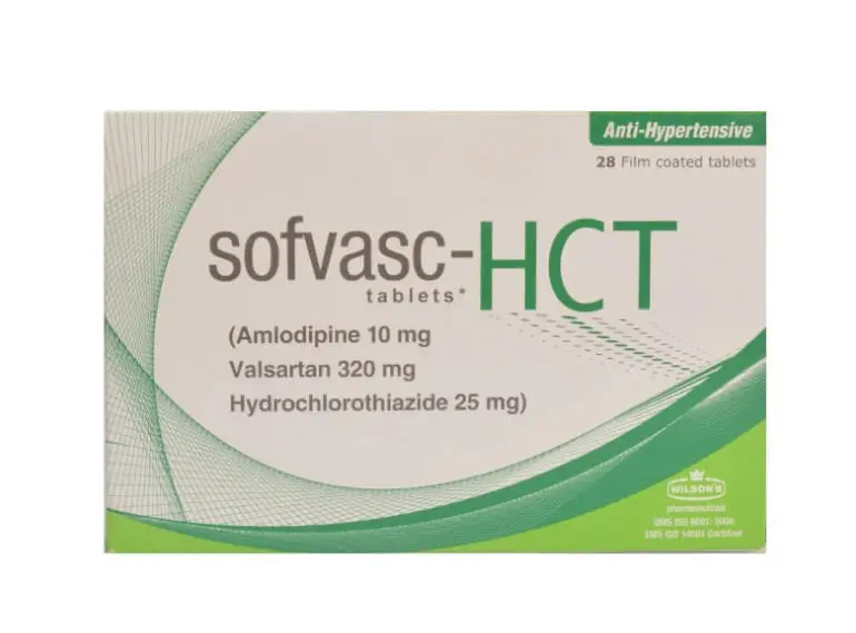 Sofvasc HCT 10/320/25 mg Tabs