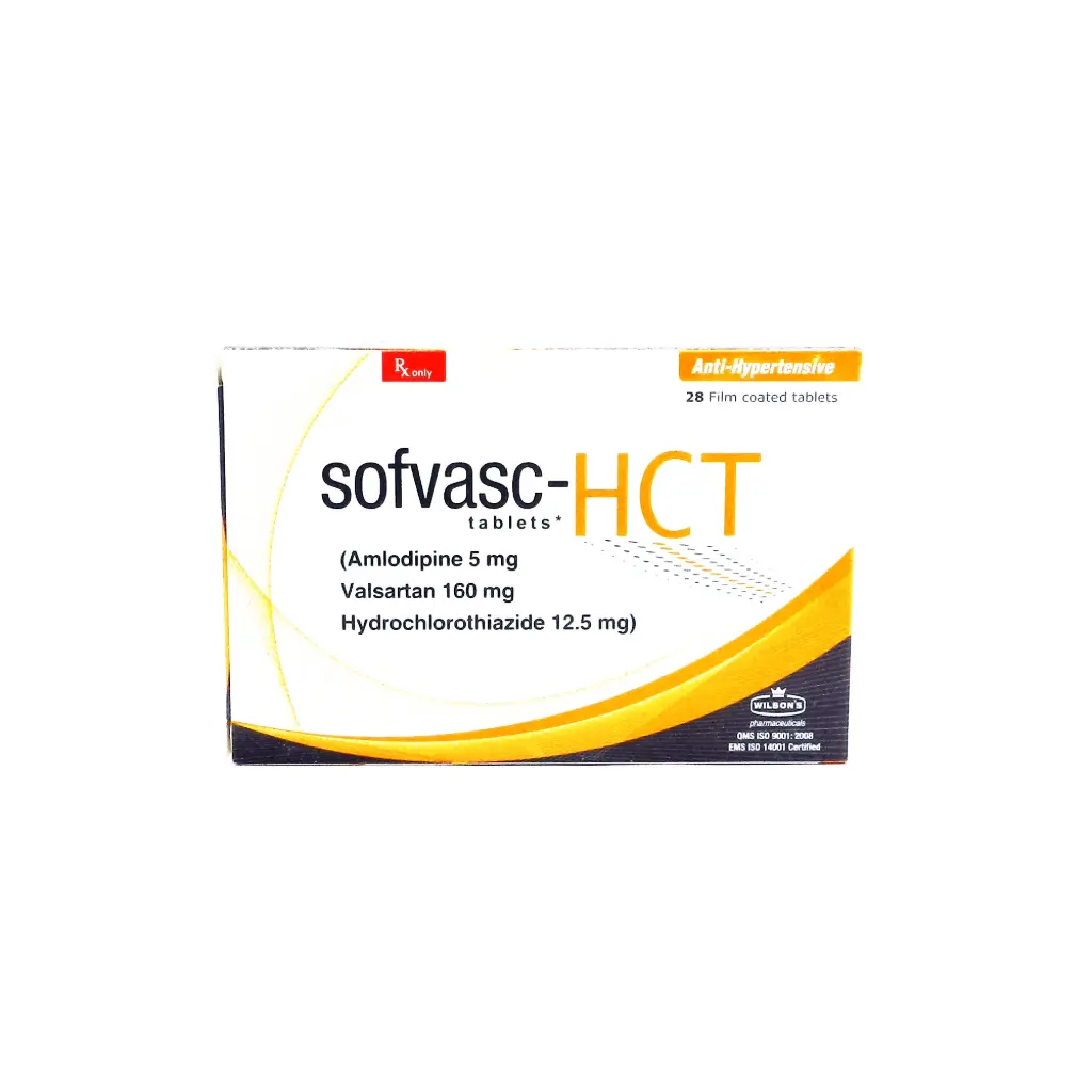Sofvasc HCT 5/160/12.5 mg Tabs