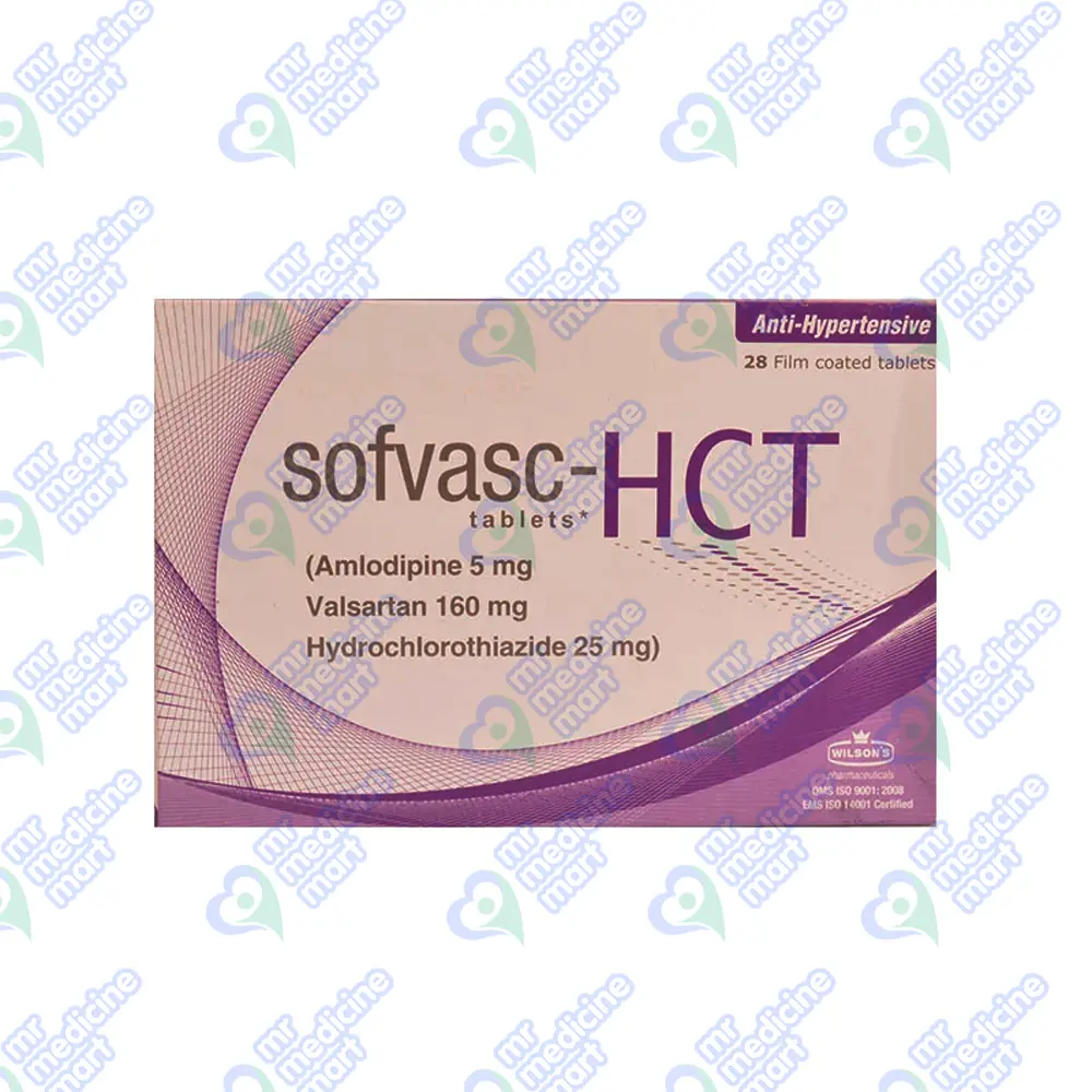 Sofvasc HCT 5/160/25 mg Tabs