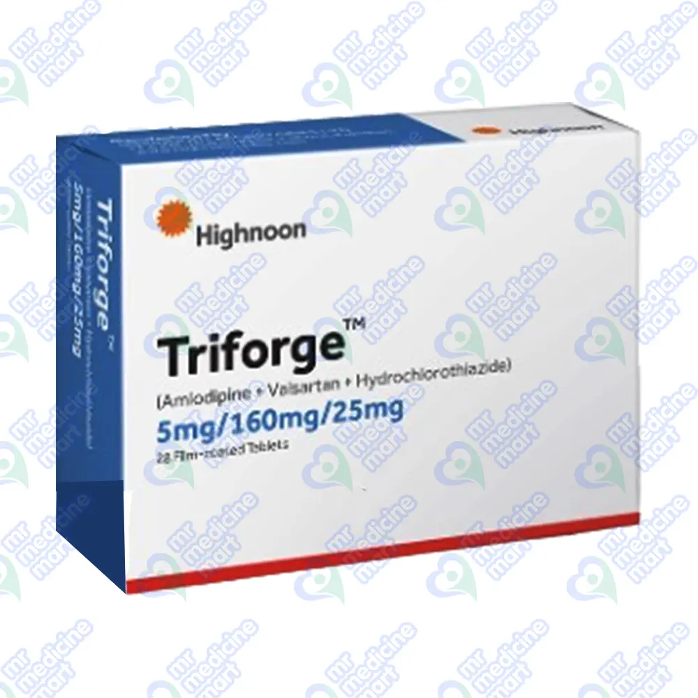 Triforge 5mg/160mg/25mg Tablet 28's