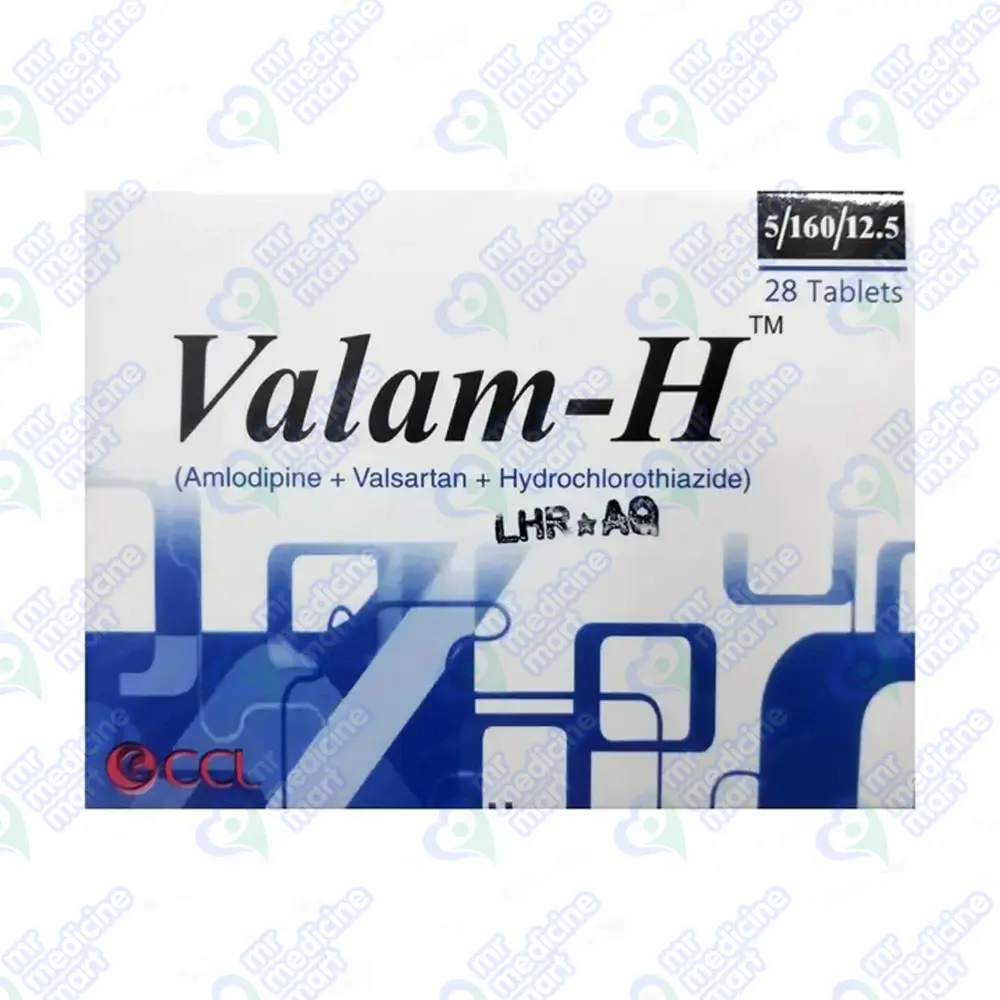 Valam H 5mg/160mg/12.5mg Tablet 