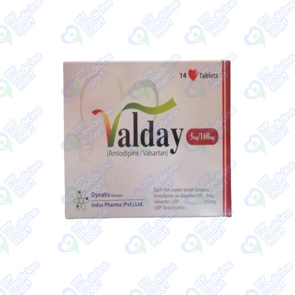 Valday 5mg/160mg Tablet