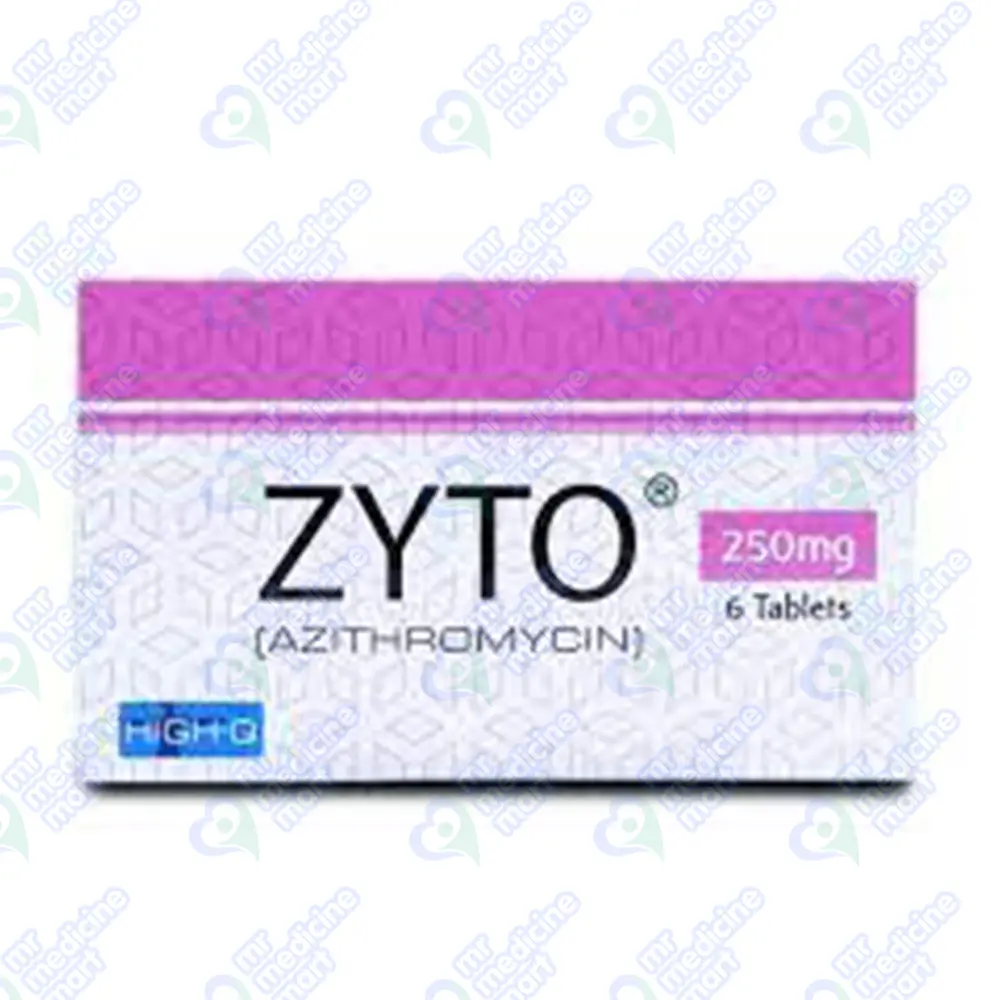 Zyto 250mg Tablet 6 'S