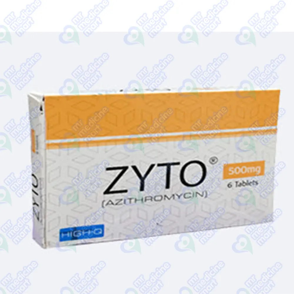 Zyto 500mg Tablet 6 'S