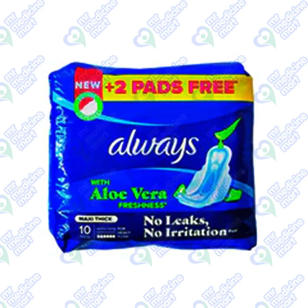 Always Maxi Thick Pads XL Aloe 10 'S