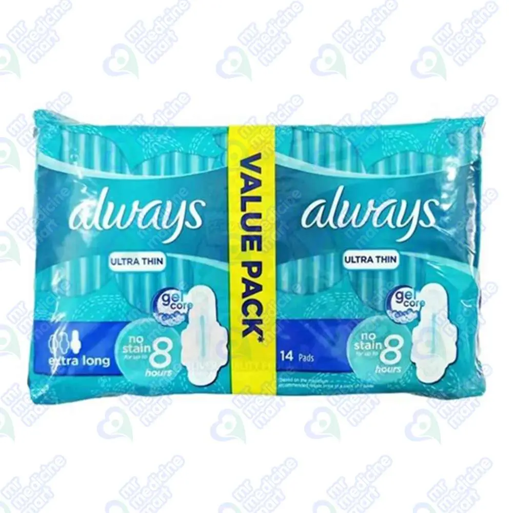 Always Ultra Thin Pad Extra Long 14 'S