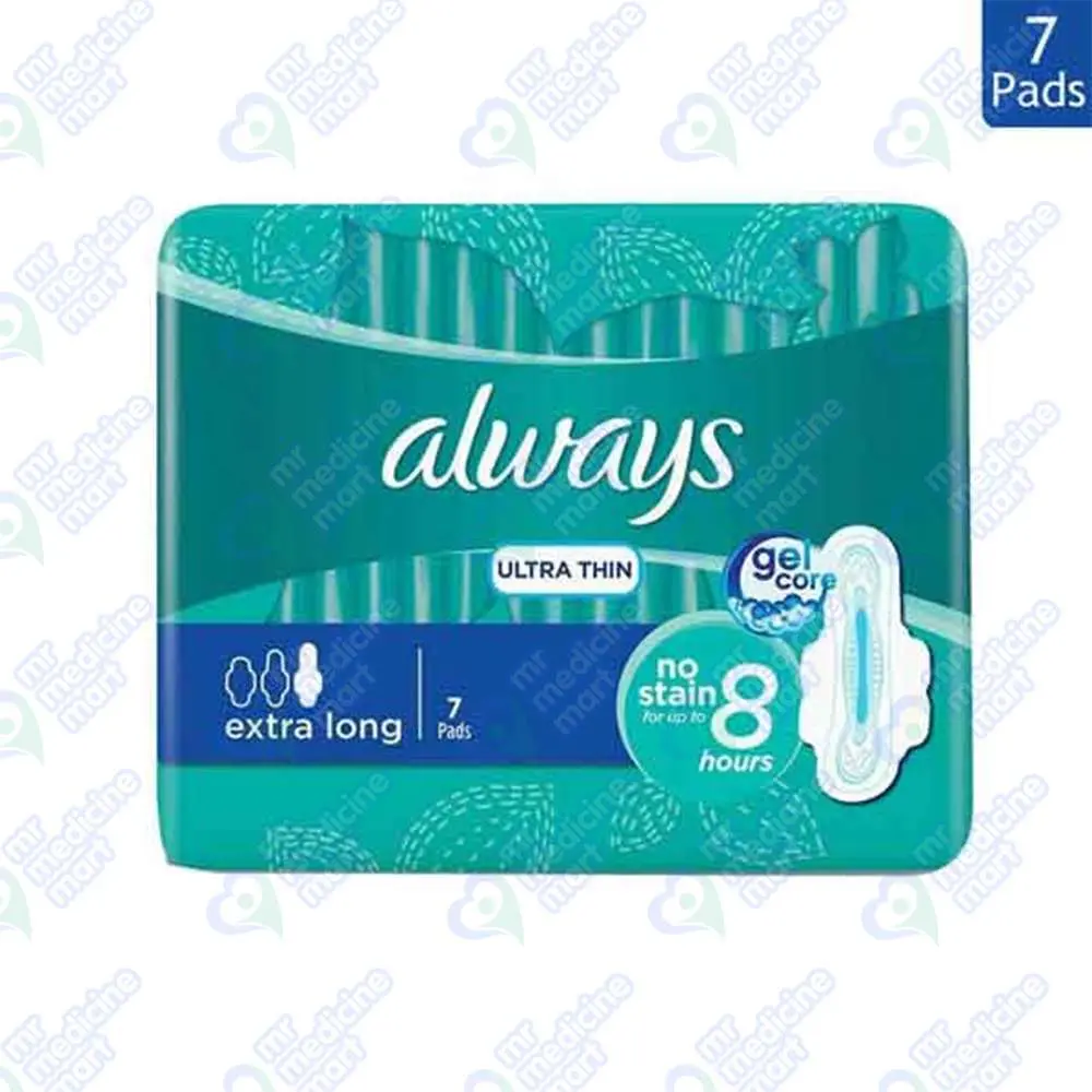 Always Ultra Thin Pads Extra Long 7 'S