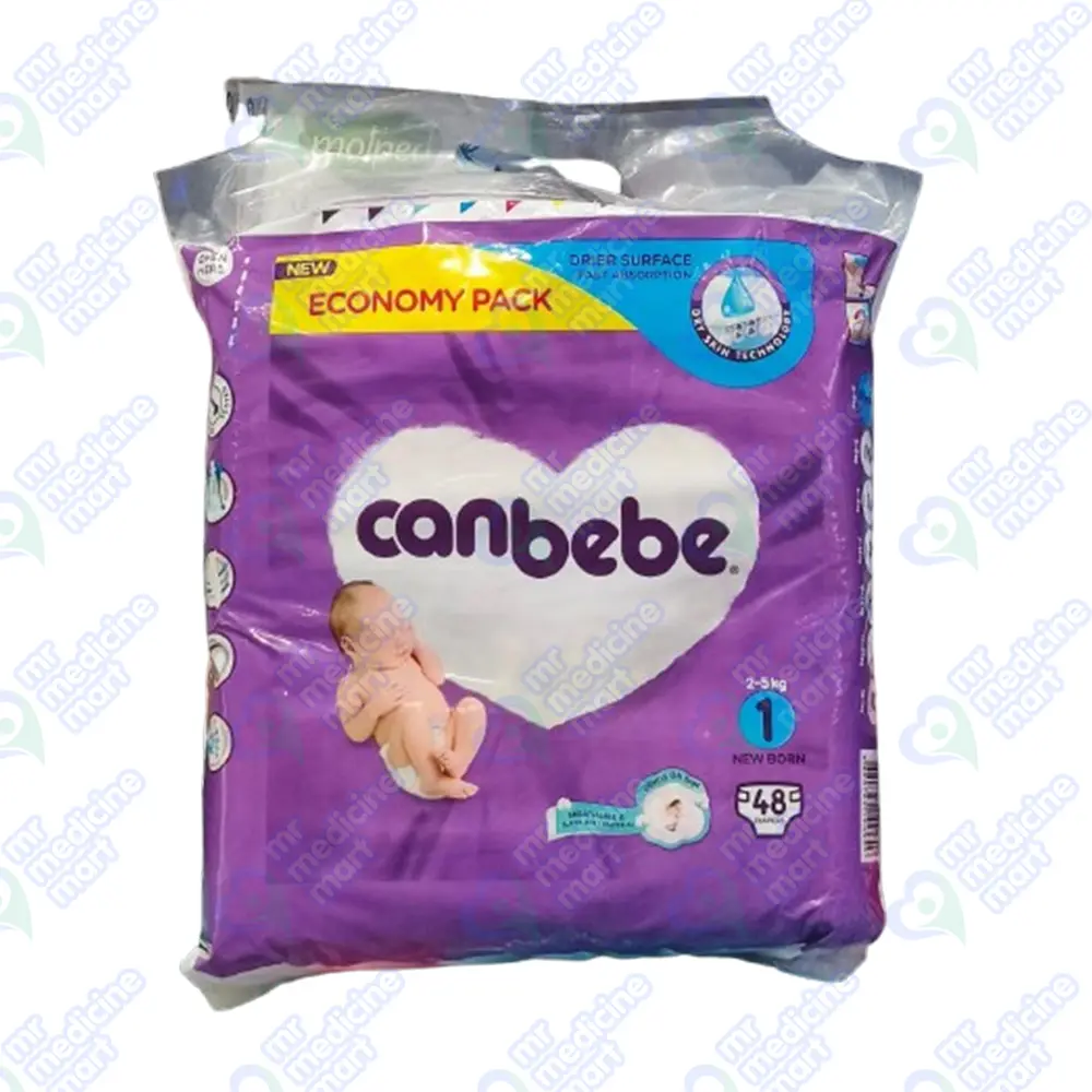 Canbebe 1 New Born Diaper 42's