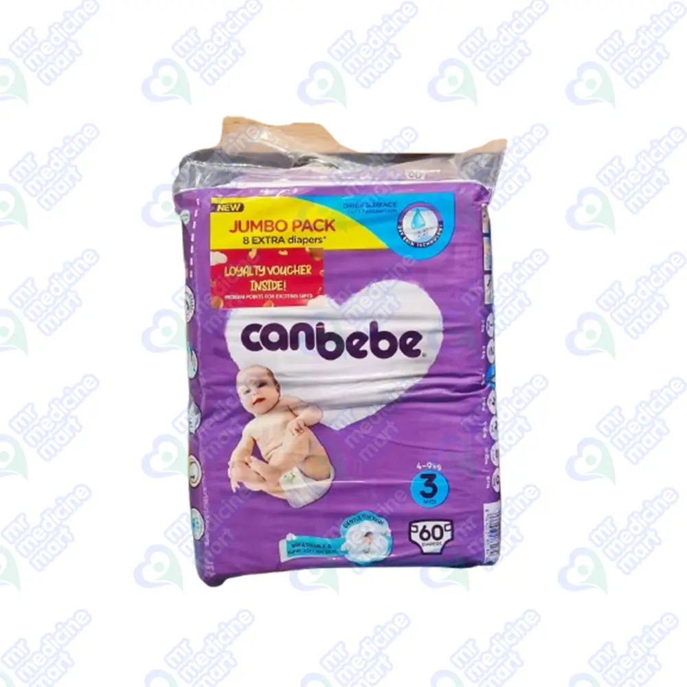 Canbebe 3 Diaper 56'S