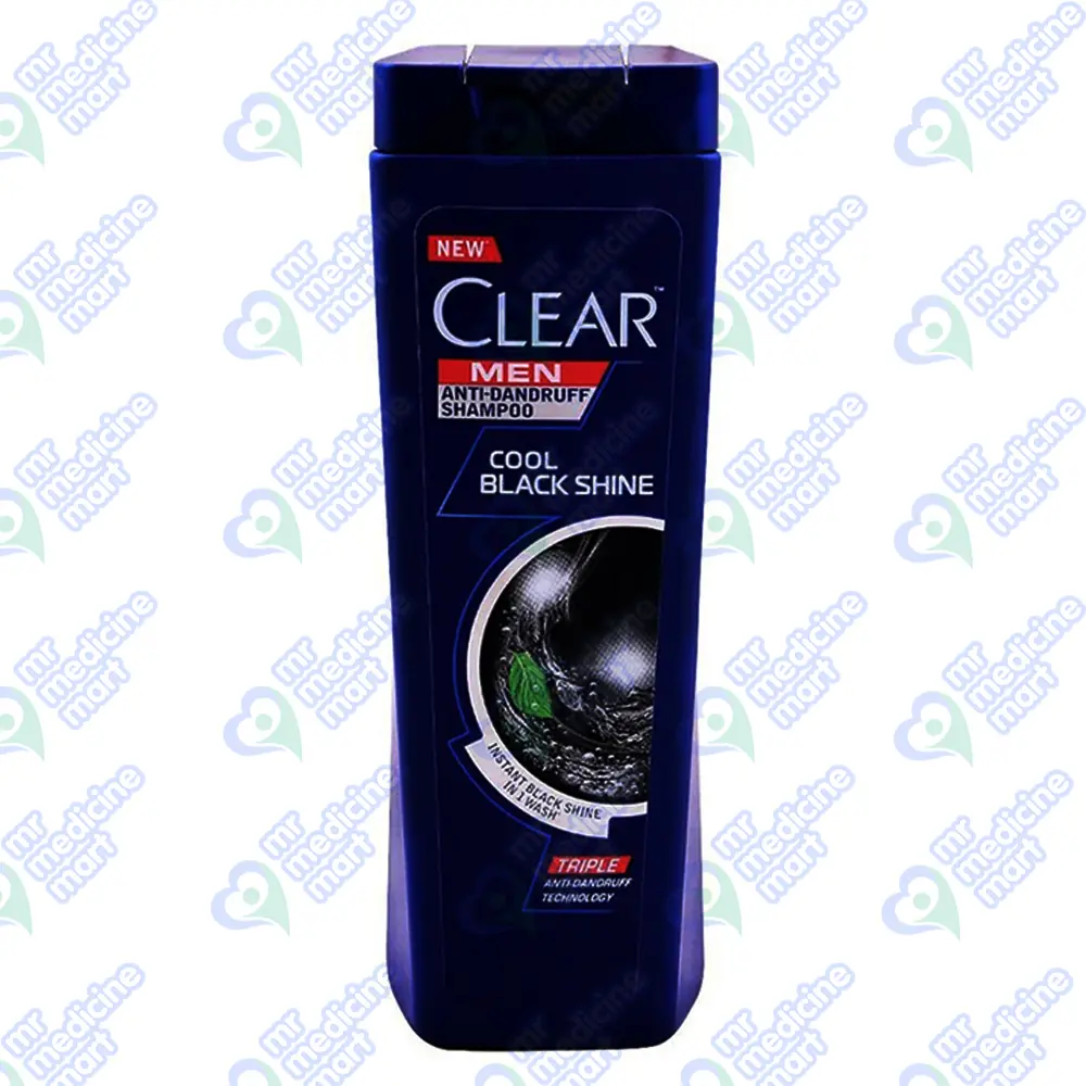 Clear Shampoo Black 380MLX12