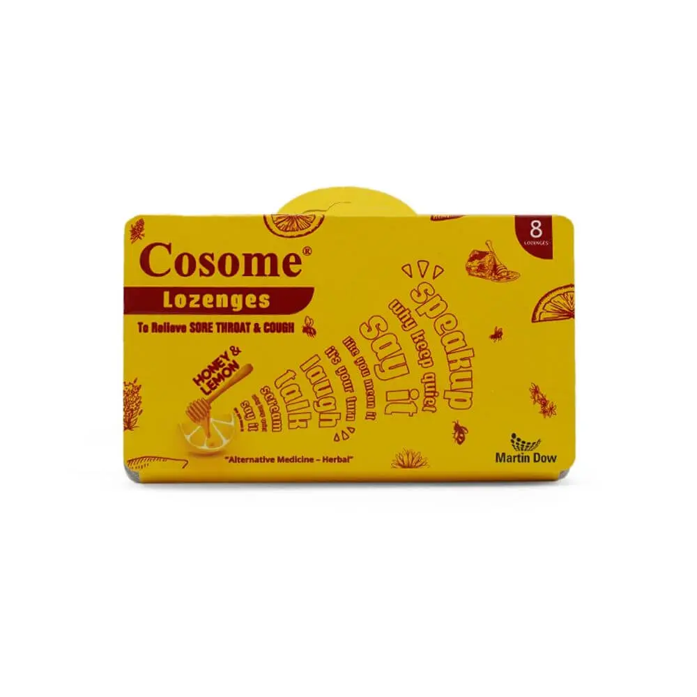 Cosome Lozenges (Honey & Lemon) 8 'S