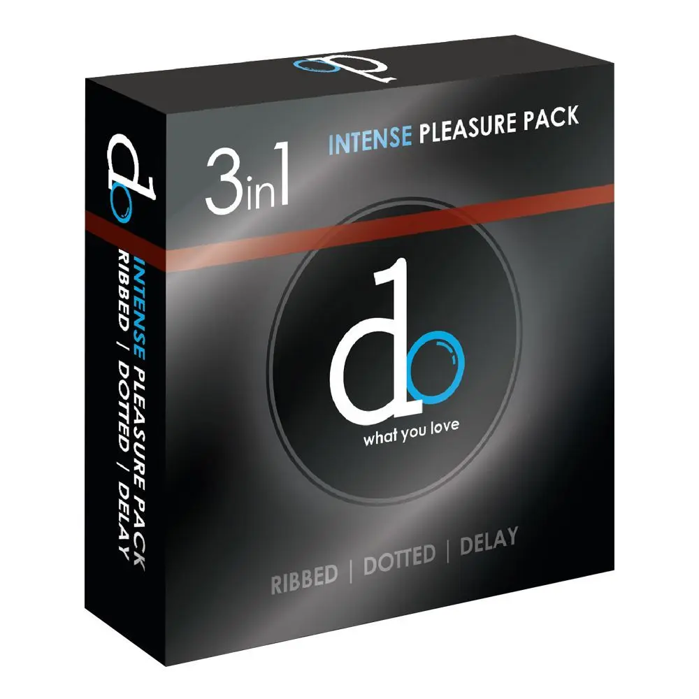 DO 3s Intense Pleasure Pack Condoms