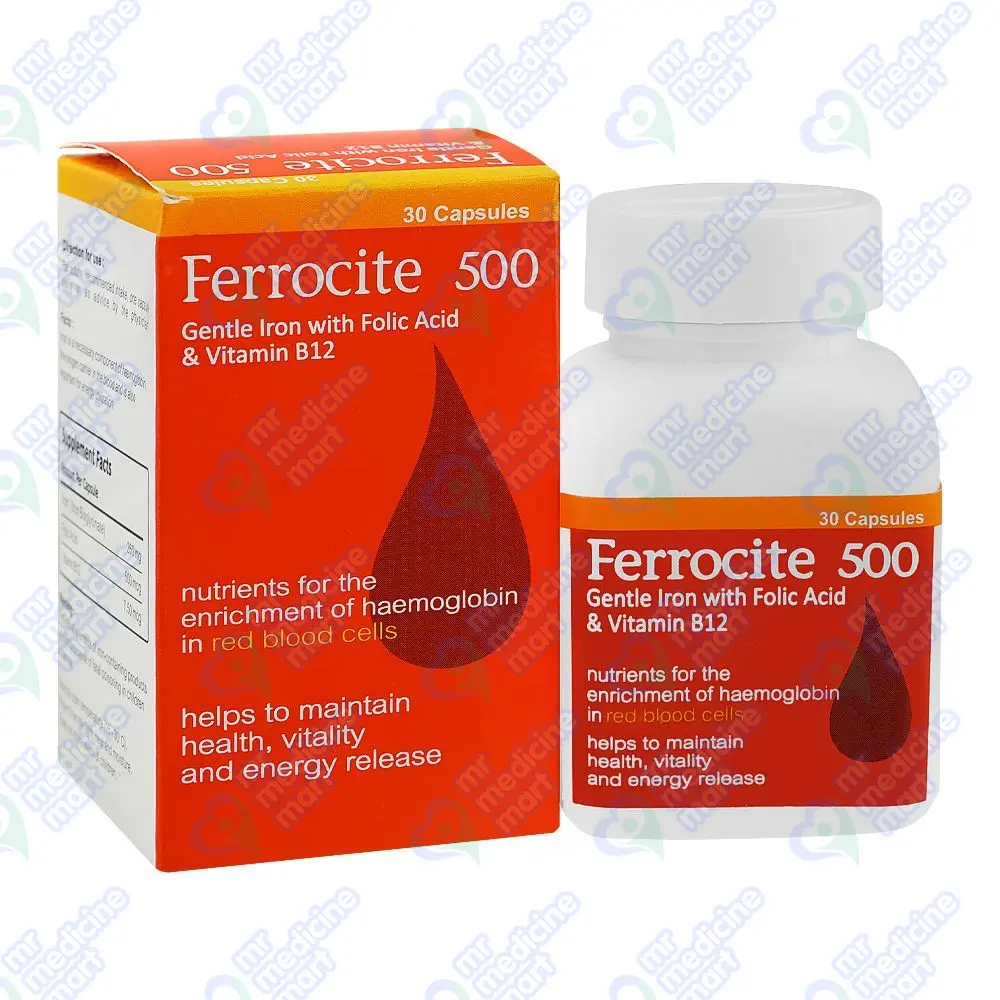 Ferrocite 500 15's Capsule