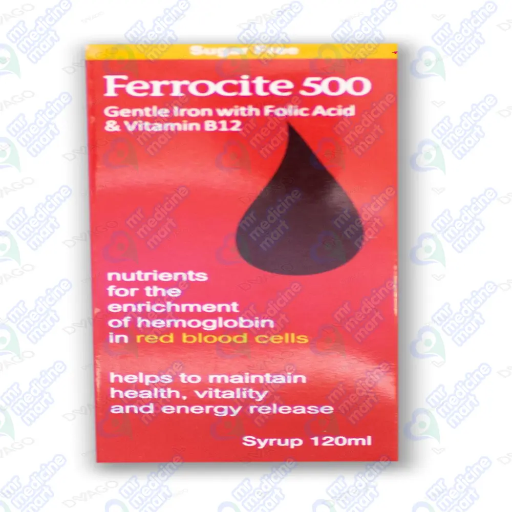 Ferrocite 500 Syrup 120ml Price In Pakistan | Mr Medicine Mart