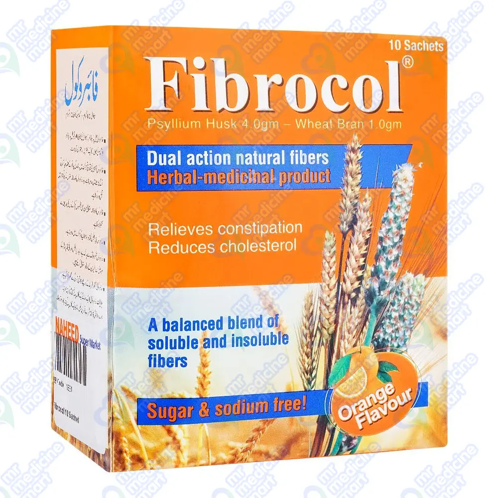 Fibrocol Sachet Orange Flavour