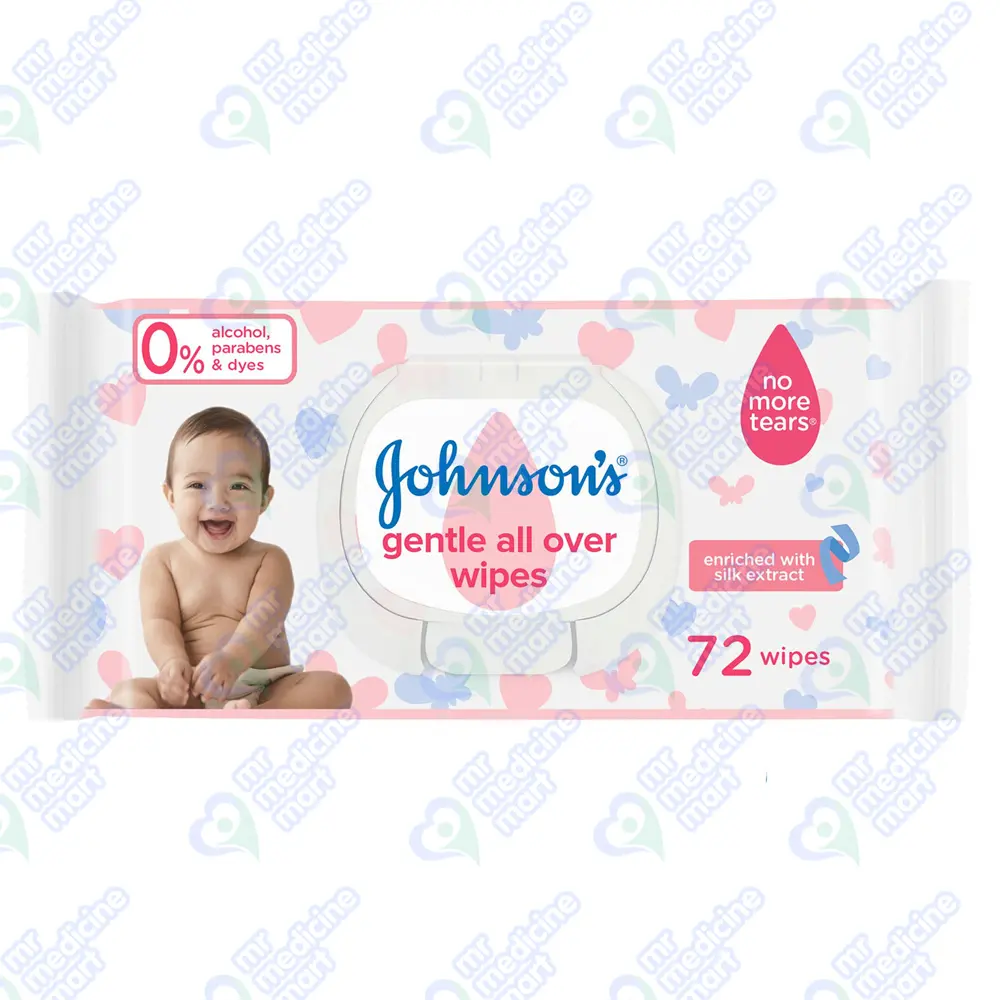 Johnson's Baby Wipes 72's