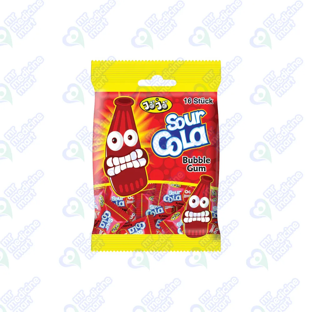 Jojo Sour Bottles Bubble Gum 40.Rs (1x30)