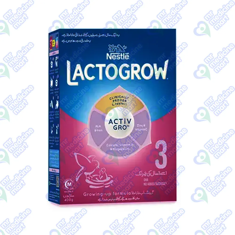 Lactogrow 3 DHA Powder 400 gm