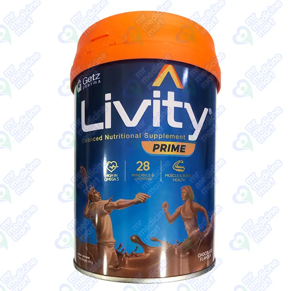 Livity Prime 400g Chocolate