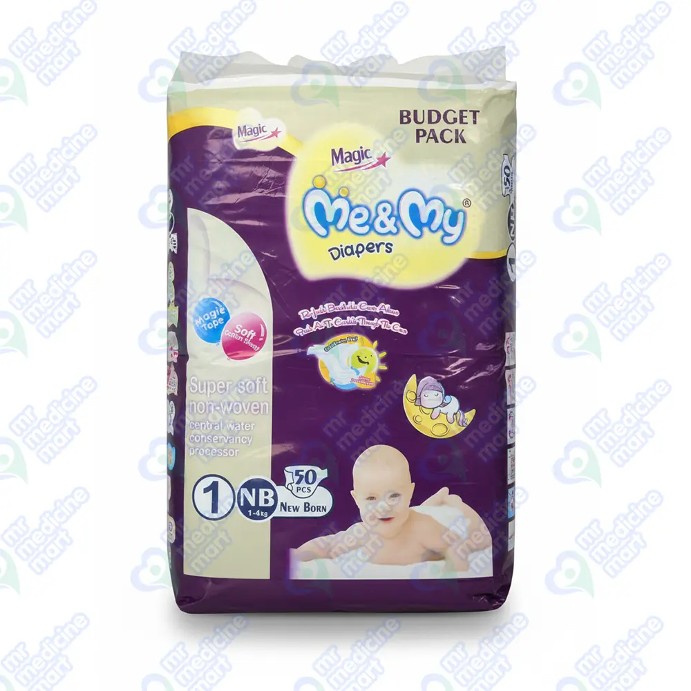 Me & My New Born Diaper 50's