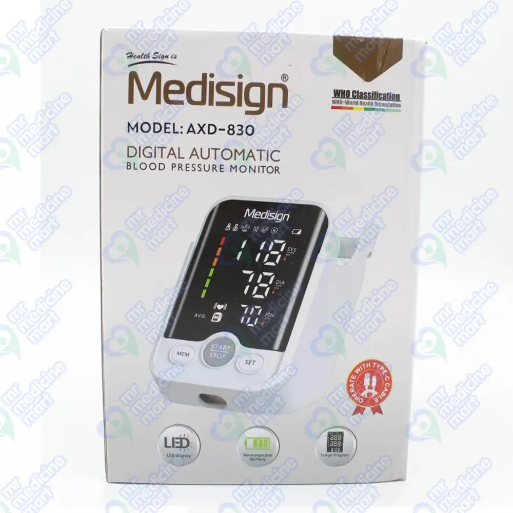 Medisign BP Monitor AXD 830 