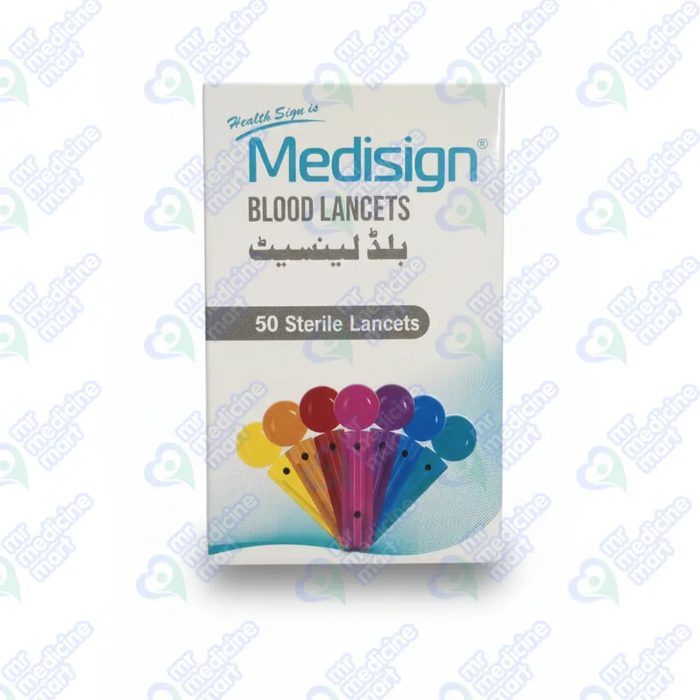 Medisign Blood Lancets 50'S